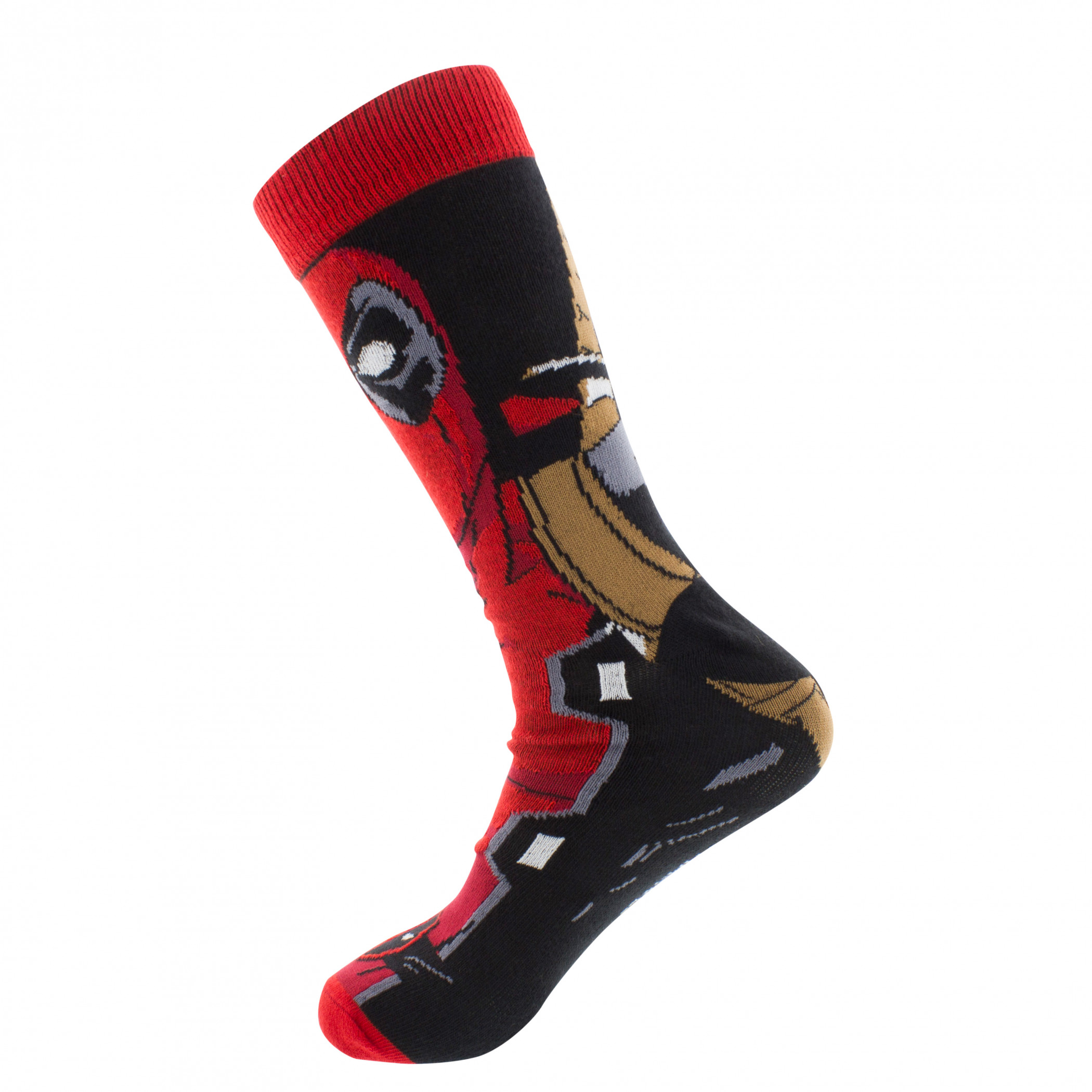 Deadpool Merc with The Mouth 6-Pack Crew Socks Set